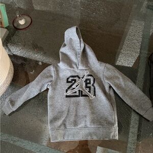Jordan hoodie 18 months Kids Gray Hoodie with Logo